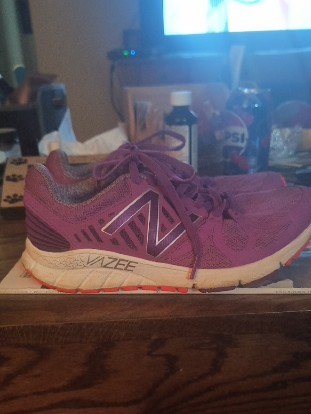New Balance Women's Purple Vazee Athletic Running Shoes